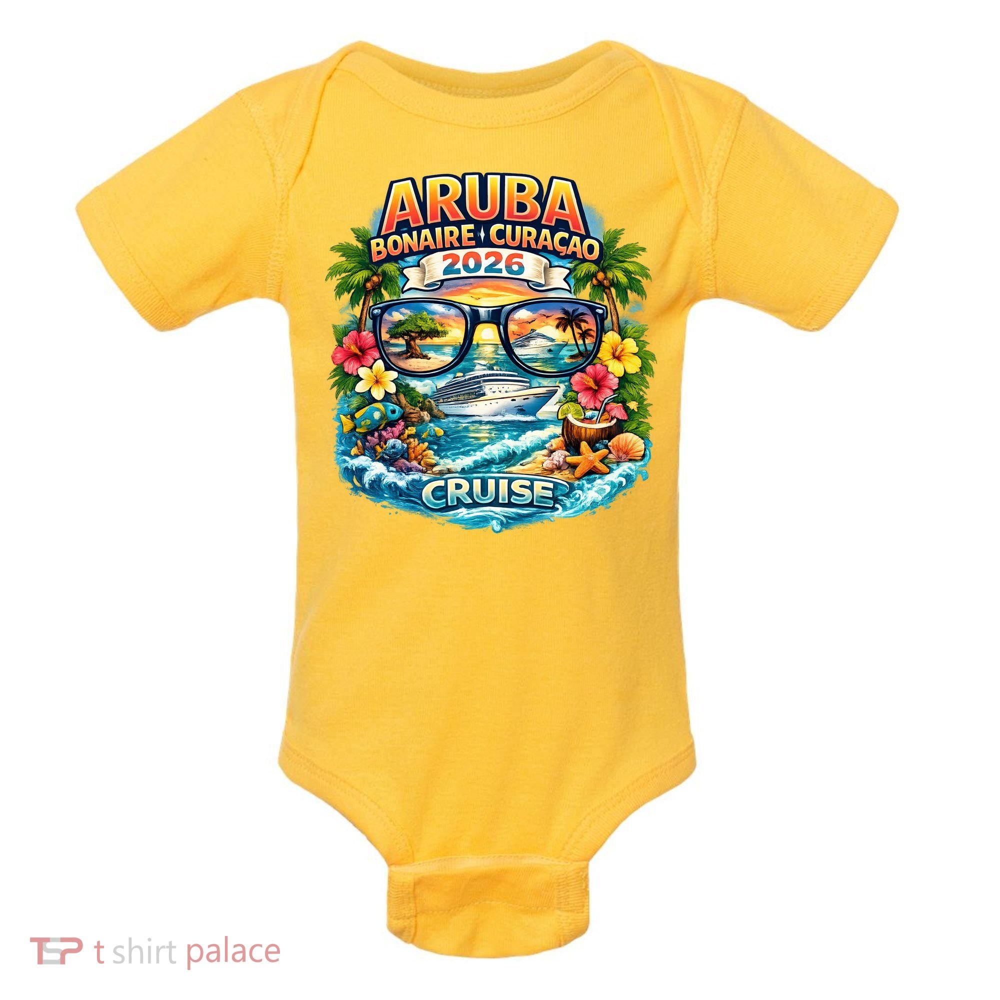 Aruba Bonaire Curacao Cruise 2026 Baby Bodysuit