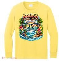 Aruba Bonaire Curacao Cruise 2026 Kids Long Sleeve Shirt thumb 0