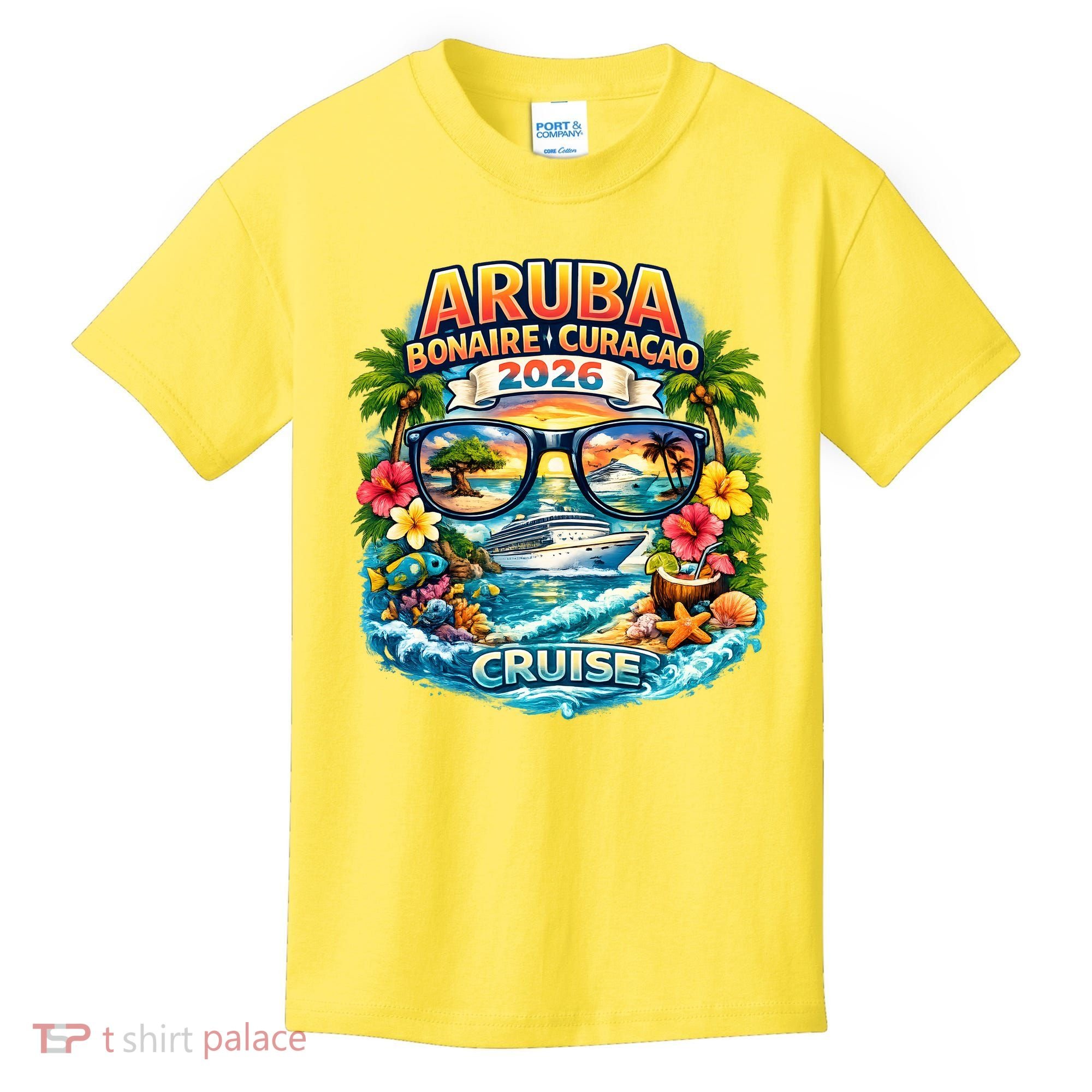 Aruba Bonaire Curacao Cruise 2026 Kids T-Shirt