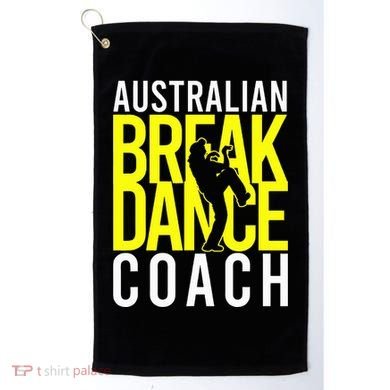 Australian Breakdance Coach Costume Golf Towel