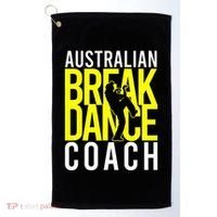 Australian Breakdance Coach Costume Golf Towel thumb 0