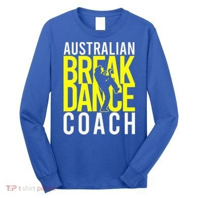 Australian Breakdance Coach Costume Long Sleeve Shirt