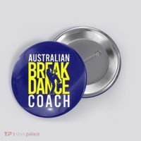 Australian Breakdance Coach Costume Button thumb 0
