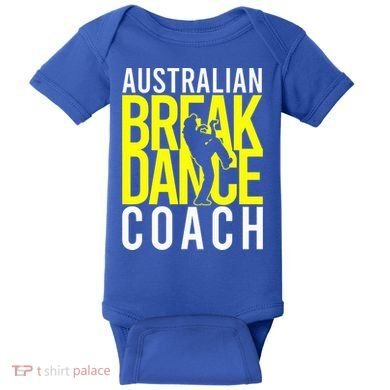 Australian Breakdance Coach Costume Baby Bodysuit
