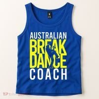 Australian Breakdance Coach Costume Tank Top thumb 2
