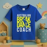 Australian Breakdance Coach Costume Toddler T-Shirt thumb 3