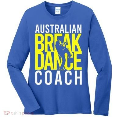 Australian Breakdance Coach Costume Women's Long Sleeve Shirt