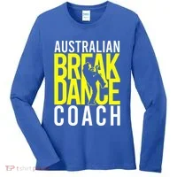Australian Breakdance Coach Costume Women's Long Sleeve Shirt thumb 0
