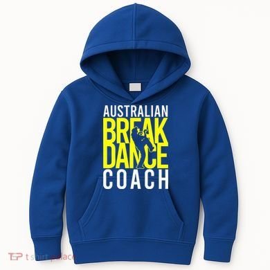 Australian Breakdance Coach Costume Kids Hoodie
