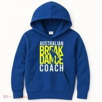 Australian Breakdance Coach Costume Kids Hoodie thumb 0