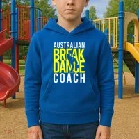 Australian Breakdance Coach Costume Kids Hoodie thumb 2
