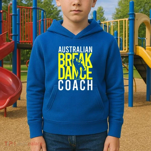 Australian Breakdance Coach Costume Kids Hoodie