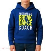 Australian Breakdance Coach Costume Kids Hoodie thumb 4