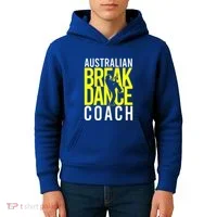 Australian Breakdance Coach Costume Kids Hoodie thumb 4