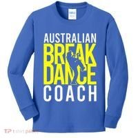 Australian Breakdance Coach Costume Kids Long Sleeve Shirt thumb 0