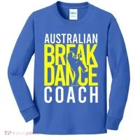 Australian Breakdance Coach Costume Kids Long Sleeve Shirt thumb 0