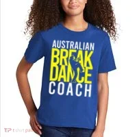 Australian Breakdance Coach Costume Kids T-Shirt thumb 2