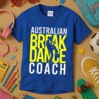 Australian Breakdance Coach Costume Kids T-Shirt thumb 3