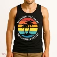 Aruba Bonaire Curacao The Caribbean Islands Vacation Tank Top thumb 3