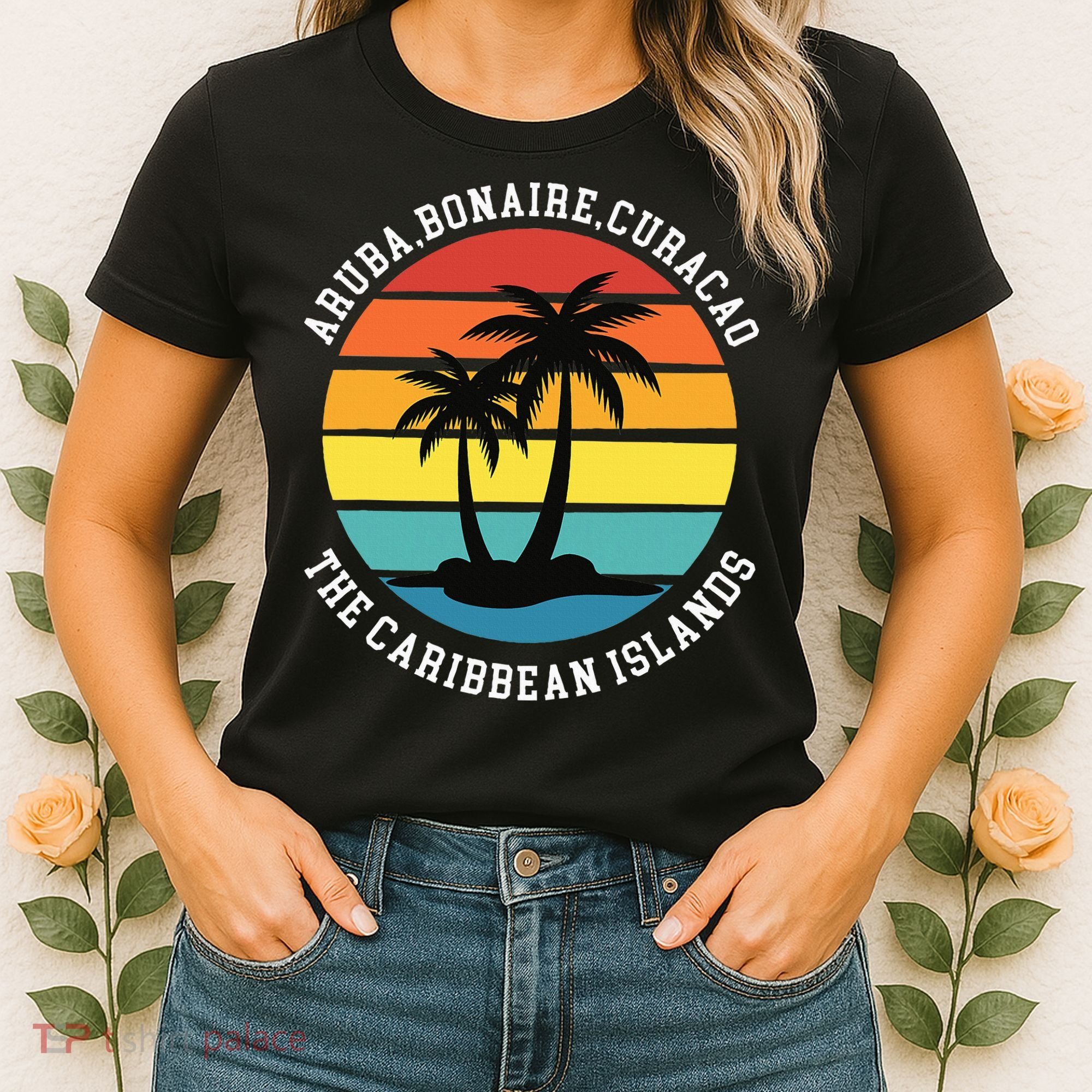 Aruba Bonaire Curacao The Caribbean Islands Vacation Women's T-Shirt