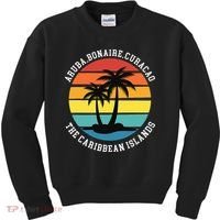 Aruba Bonaire Curacao The Caribbean Islands Vacation Kids Sweatshirt thumb 0