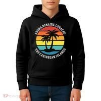 Aruba Bonaire Curacao The Caribbean Islands Vacation Kids Hoodie thumb 4