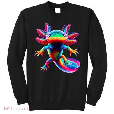 Axolotl Beautiful Colorful Axolotl Sweatshirt