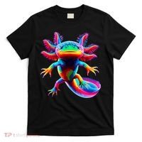 Axolotl Beautiful Colorful Axolotl T-Shirt thumb 0