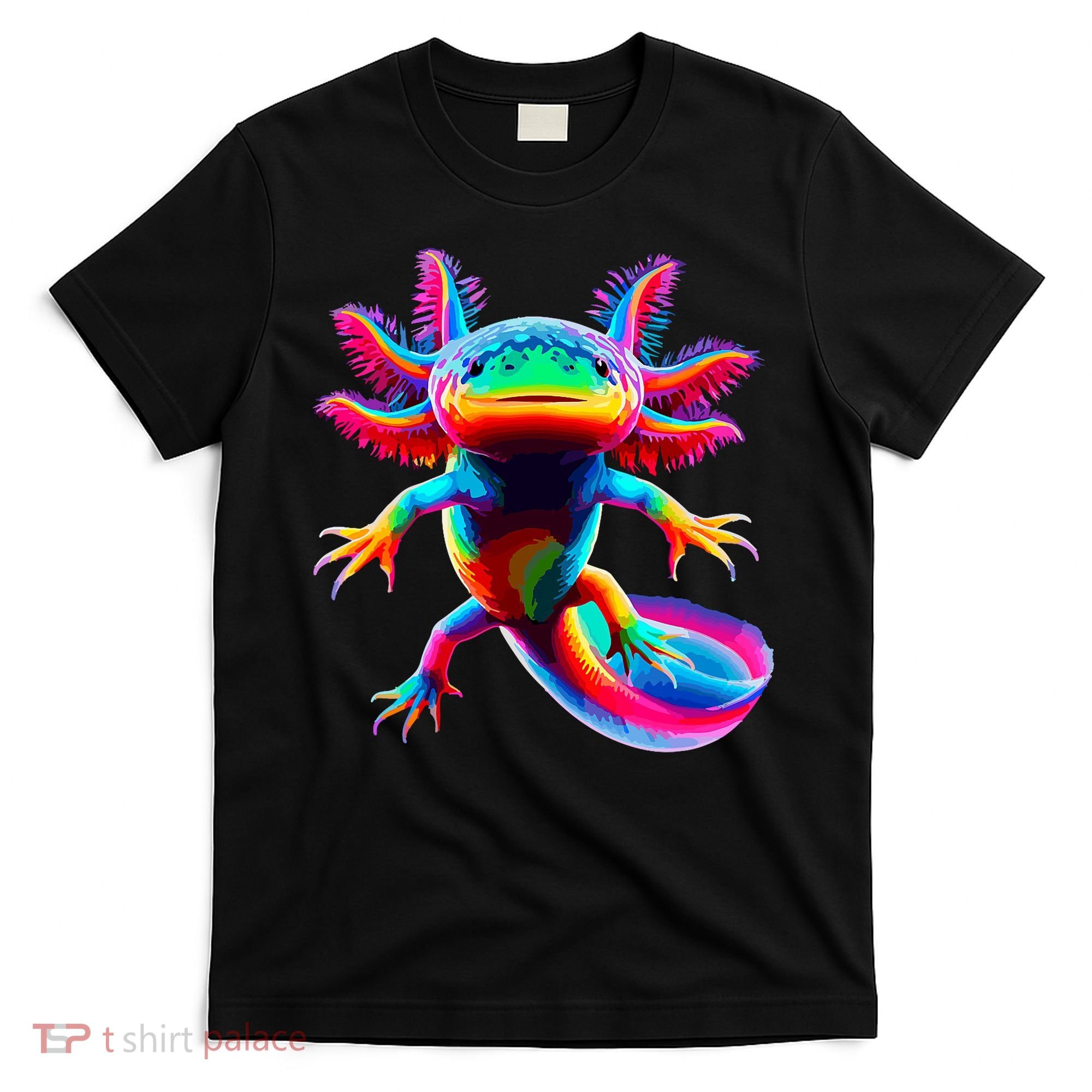 Axolotl Beautiful Colorful Axolotl T-Shirt