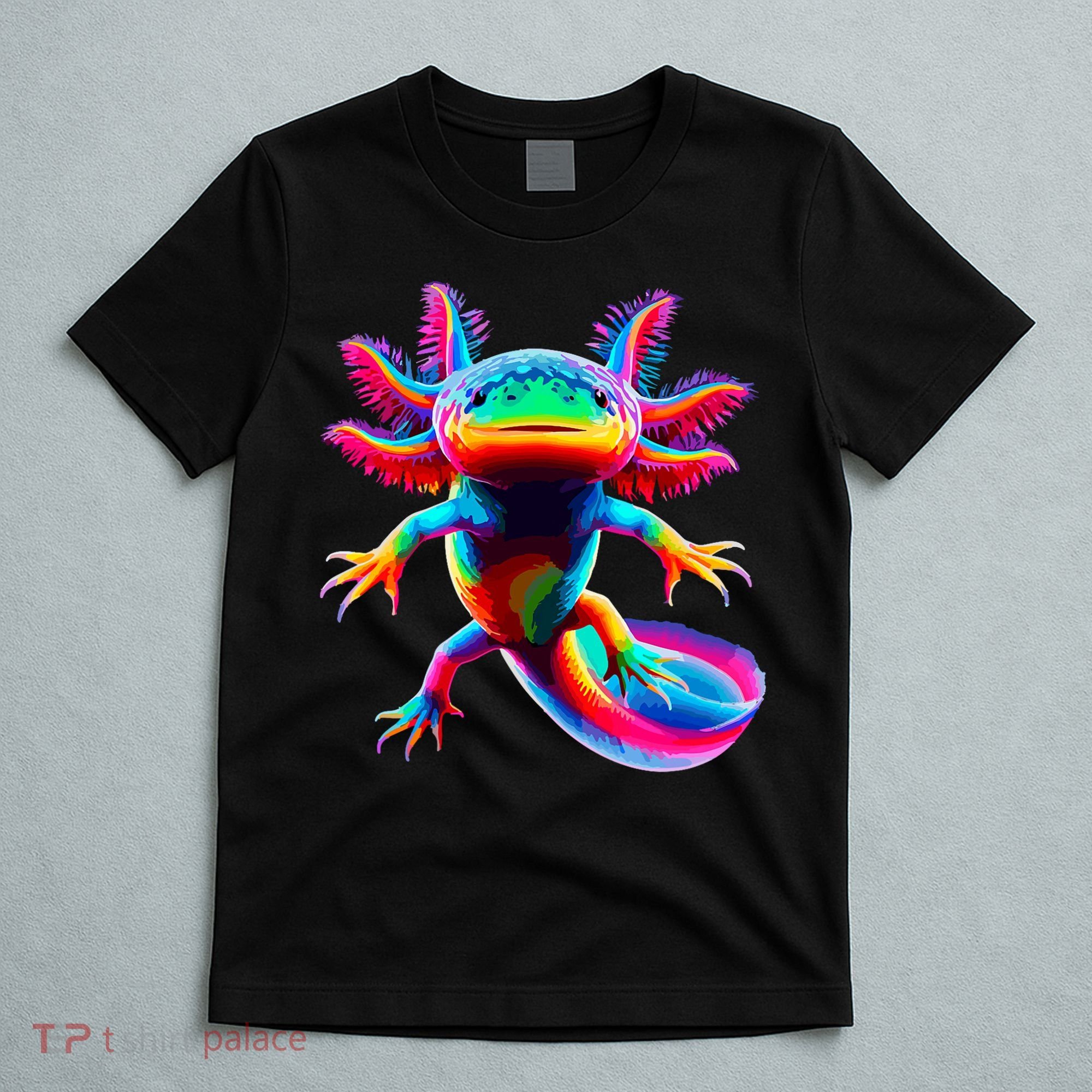 Axolotl Beautiful Colorful Axolotl T-Shirt