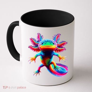 Axolotl Beautiful Colorful Axolotl Coffee Mug