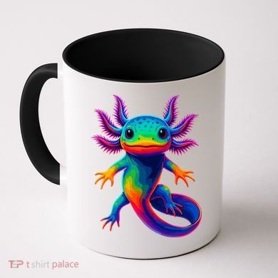 Axolotl Beautiful Colorful Kawaii Axolot Coffee Mug