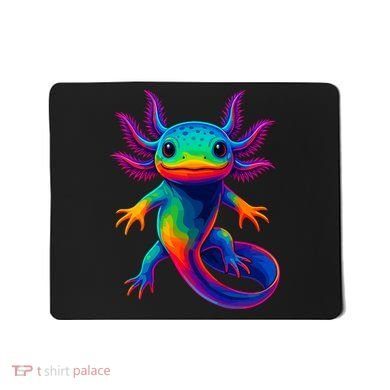 Axolotl Beautiful Colorful Kawaii Axolot Mousepad