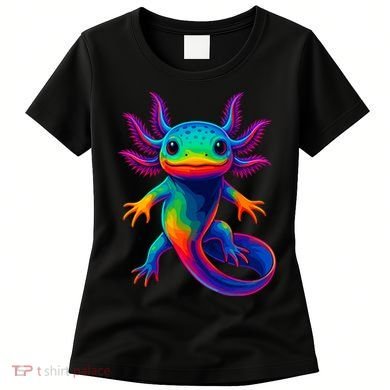 Axolotl Beautiful Colorful Kawaii Axolot Women's T-Shirt