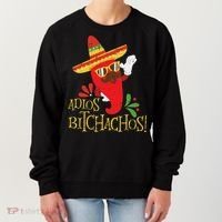 Adios Bitchachos Cinco De Mayo Mexican Chili Peppers Women's Sweatshirt thumb 0