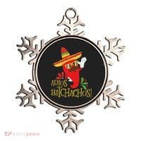 Adios Bitchachos Cinco De Mayo Mexican Chili Peppers Ornament thumb 0