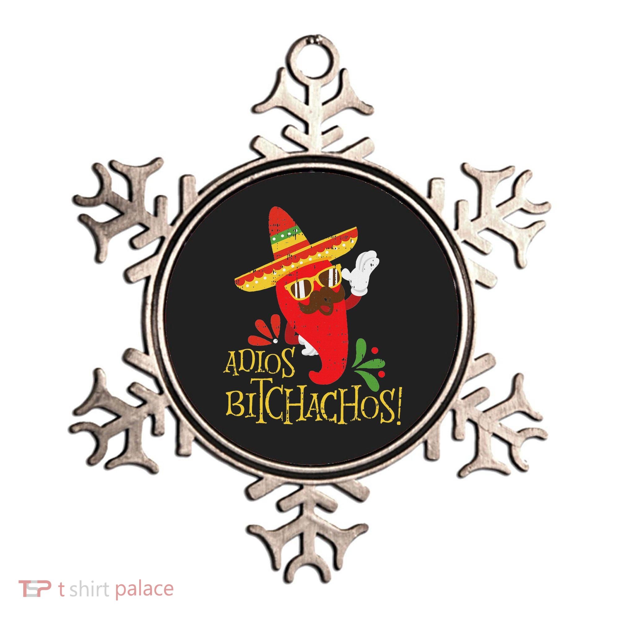 Adios Bitchachos Cinco De Mayo Mexican Chili Peppers Ornament