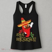 Adios Bitchachos Cinco De Mayo Mexican Chili Peppers Women's Tank Top thumb 3