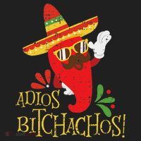 Adios Bitchachos Cinco De Mayo Mexican Chili Peppers Hat thumb 2
