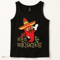 Adios Bitchachos Cinco De Mayo Mexican Chili Peppers Tank Top thumb 2