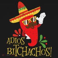 Adios Bitchachos Cinco De Mayo Mexican Chili Peppers Women's T-Shirt thumb 6