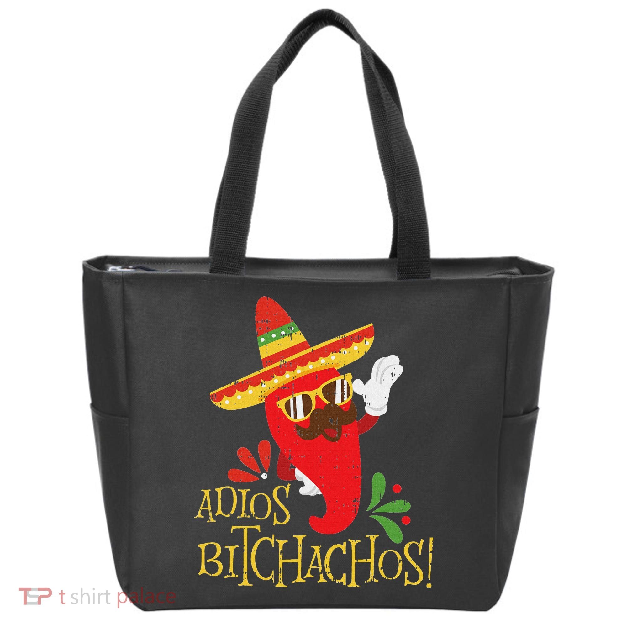 Adios Bitchachos Cinco De Mayo Mexican Chili Peppers Tote Bag