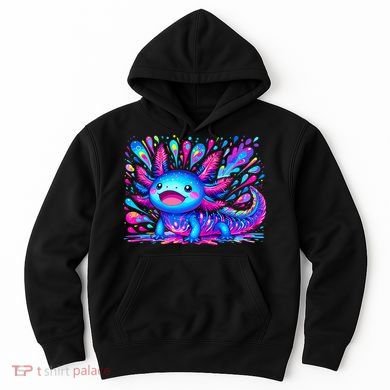 Axolotl Beautiful Colorful Art Axolotl Hoodie