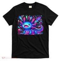 Axolotl Beautiful Colorful Art Axolotl T-Shirt thumb 0