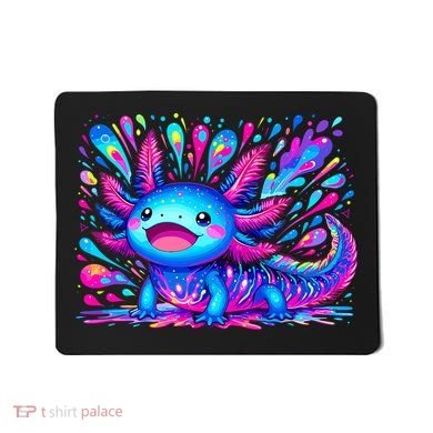 Axolotl Beautiful Colorful Art Axolotl Mousepad
