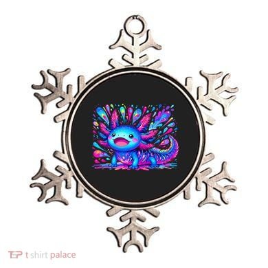 Axolotl Beautiful Colorful Art Axolotl Ornament