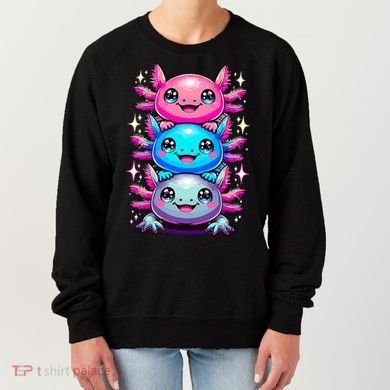 Axolotl Beautiful Colorful Art Axolotls Women's Sweatshirt