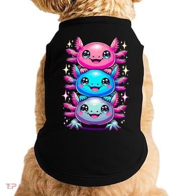 Axolotl Beautiful Colorful Art Axolotls Doggie Tank