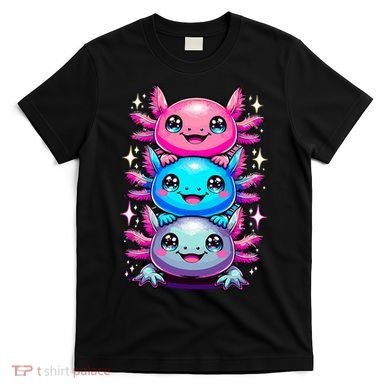 Axolotl Beautiful Colorful Art Axolotls T-Shirt