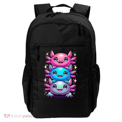 Axolotl Beautiful Colorful Art Axolotls Backpack